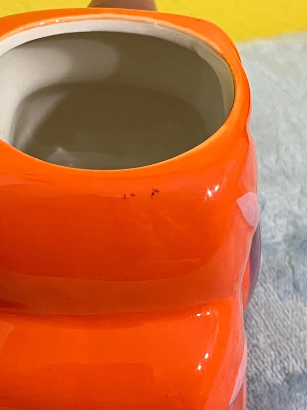 New Daisy Mug 14.2 oz Orange Floral Shape Mug, Planter I Room Essentials Target